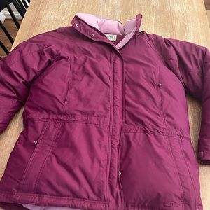 LL Bean Down Winter Goretex Jacket Snow Ski Womens Size Large
